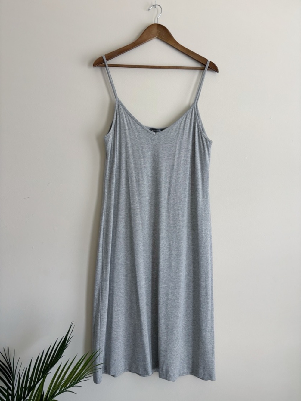 Alembika Grey Essential Jersey Slip Dress Sz 5 US 14 16